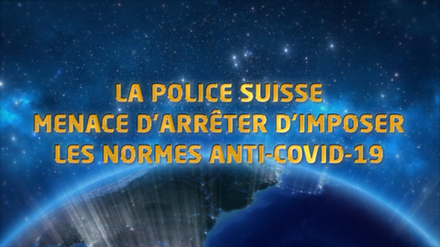 La police suisse avec les citoyens : arrêtez d'imposer des règles anti-covid