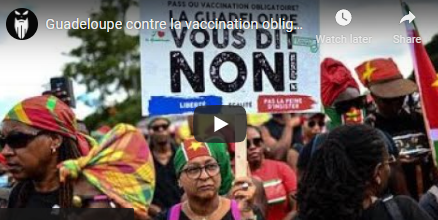 Guadeloupe contre la vaccination obligatoire