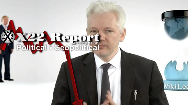 X 22 Rapport Ep. 2649b - Message Scavino reçu, clé Assange vers DNC 'Source' 'Hack' '187'