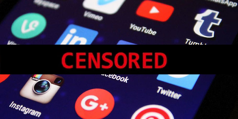 Les 10 pays qui exercent la censure la plus forte  (Réseaux Sociaux; FACEBOOK, TWITTER etc...)